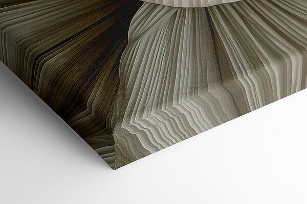 - Elegant folds in soft hues