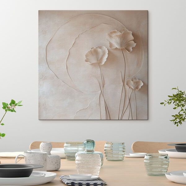 Quadri Un fiore bianco su un muro (COD: s49211) Quadri Quadri Un fiore bianco su un muro (COD: s49211)