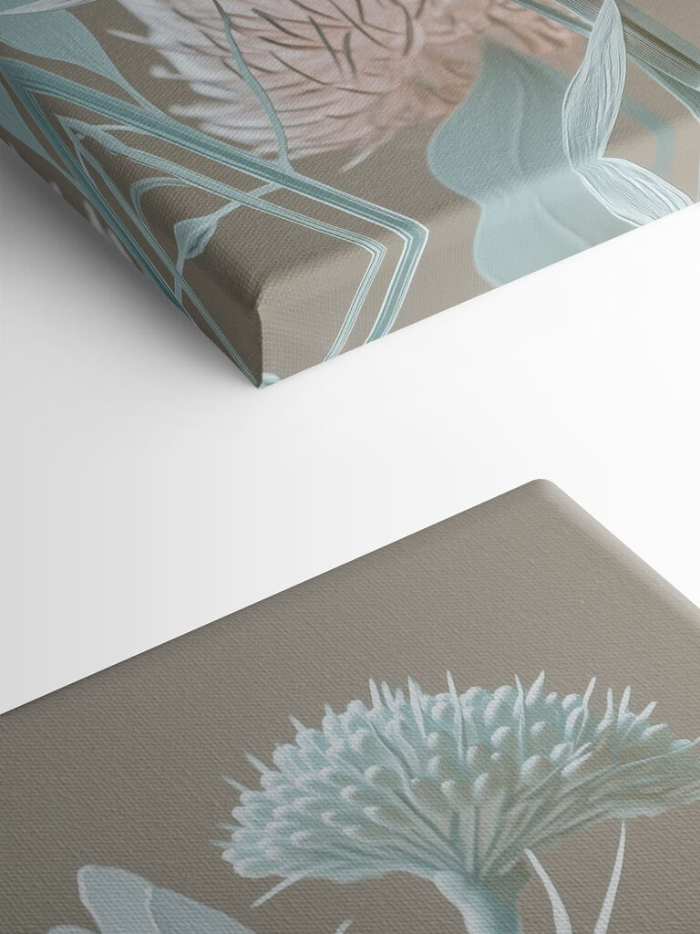 Delicate blooms in soft pastel tones