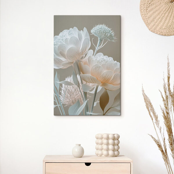 Delicate blooms in soft pastel tones