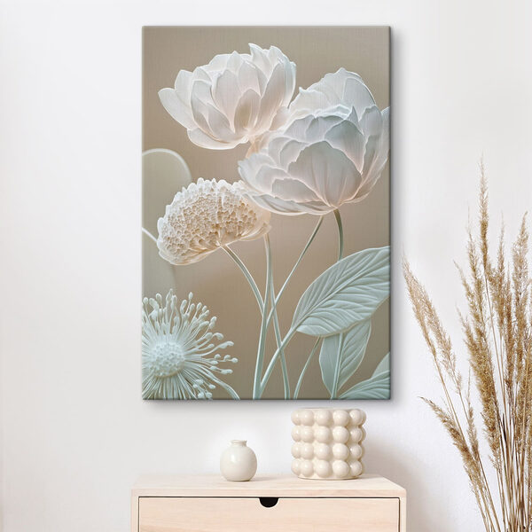 Delicate blooms in soft hues