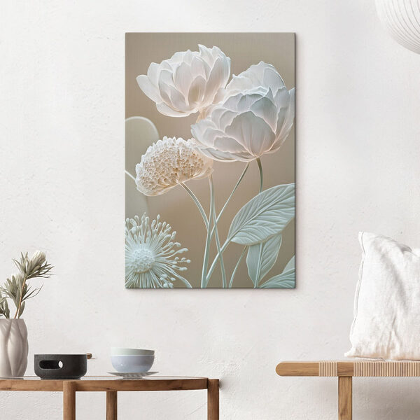 Delicate blooms in soft hues