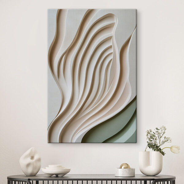 White and grey wall with wavy lines White and grey wall with wavy lines