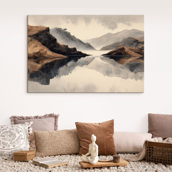 Quadri Acqua, montagne e nebbia (COD: s49186) Quadri Quadri Acqua, montagne e nebbia (COD: s49186)