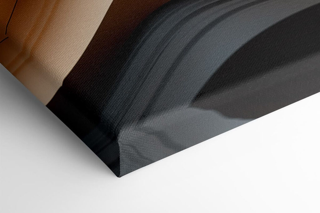 Black and tan wavy lines