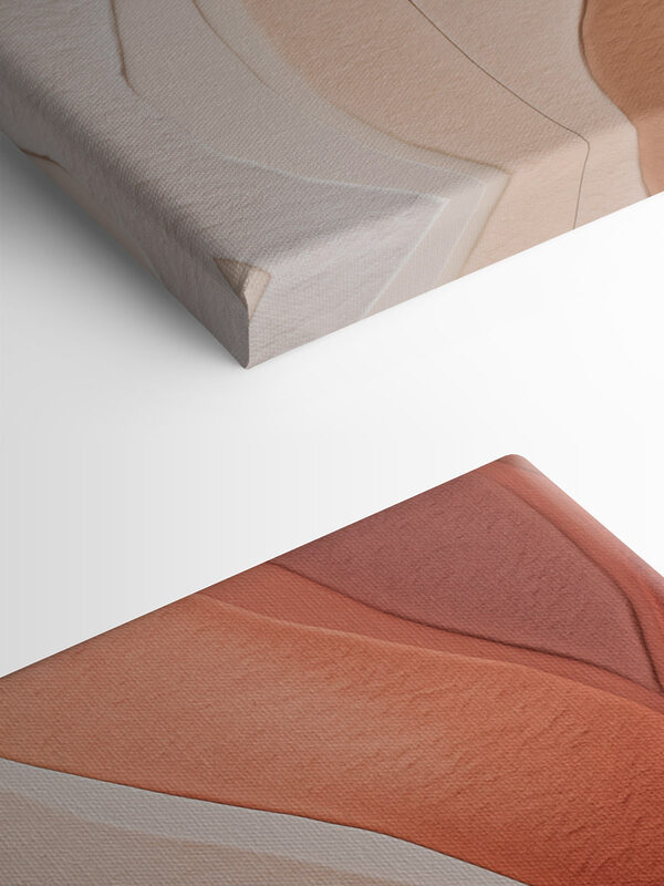 Flowing layers of soft hues Flowing layers of soft hues