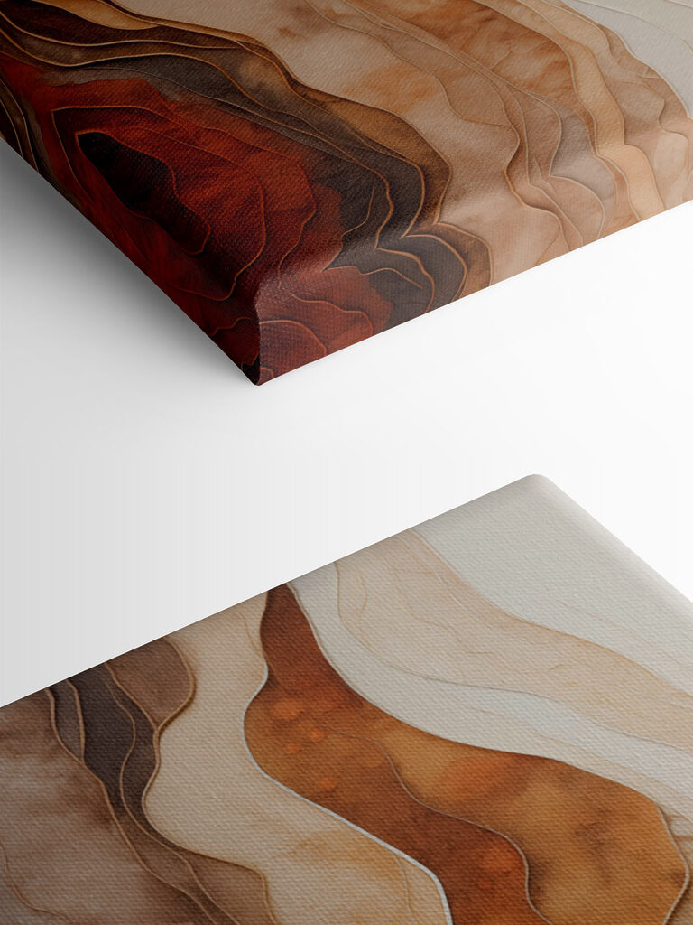 Flowing Layers of Earthy Tones Flowing Layers of Earthy Tones