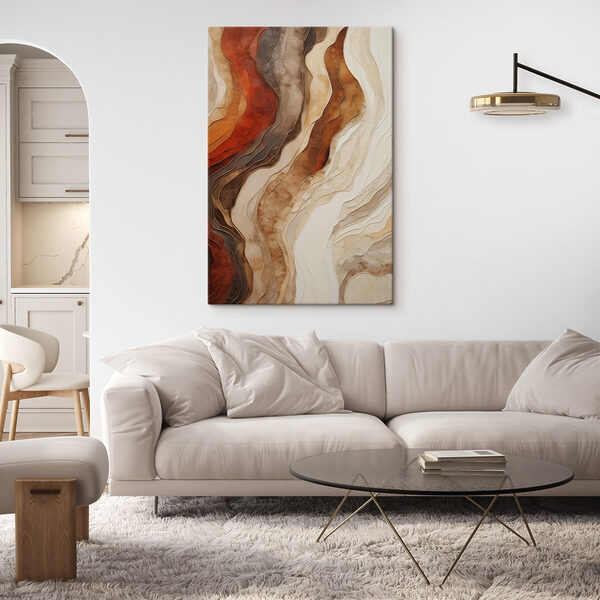 Flowing Layers of Earthy Tones Flowing Layers of Earthy Tones