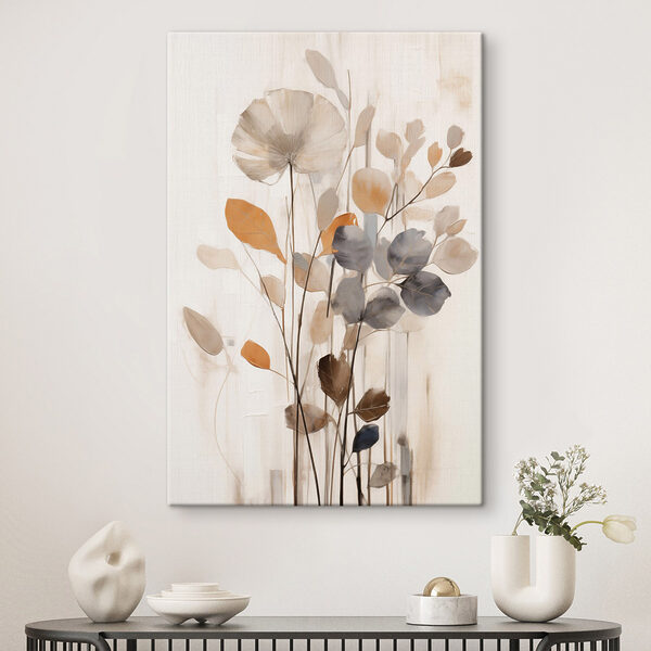 Painting of leaves and branches