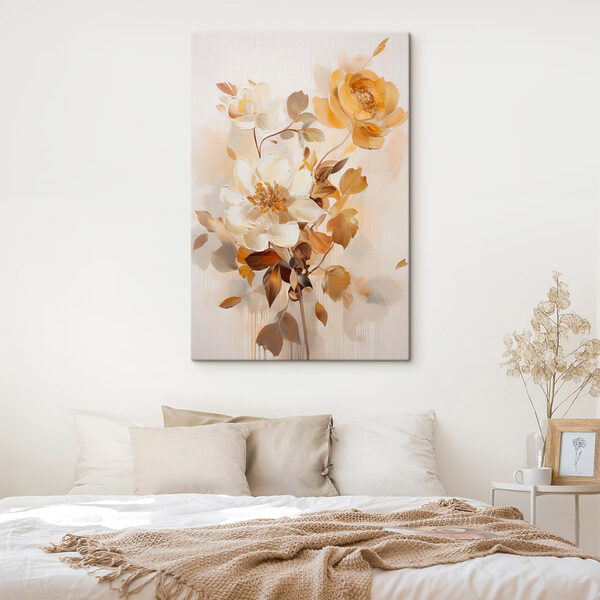 Quadri Dipinto di fiori e foglie (COD: s49145) Quadri Quadri Dipinto di fiori e foglie (COD: s49145)