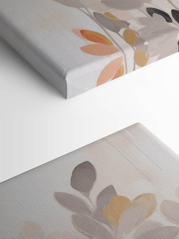 Painting of flowers and leaves Painting of flowers and leaves