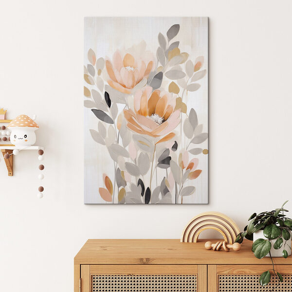Quadri Quadri Dipinto di fiori e foglie (COD: s49080)