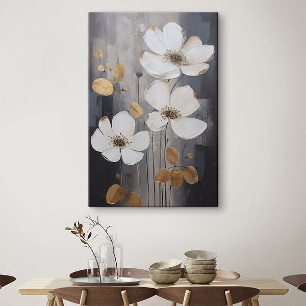 Quadri Quadri Fiori maestosi dai toni neutri (COD: s49077)