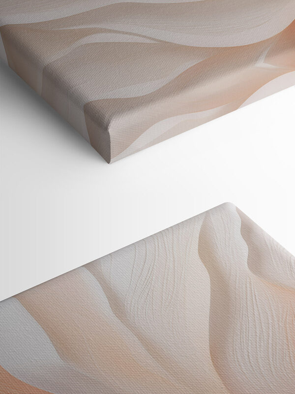 Soft curves in delicate shades Soft curves in delicate shades