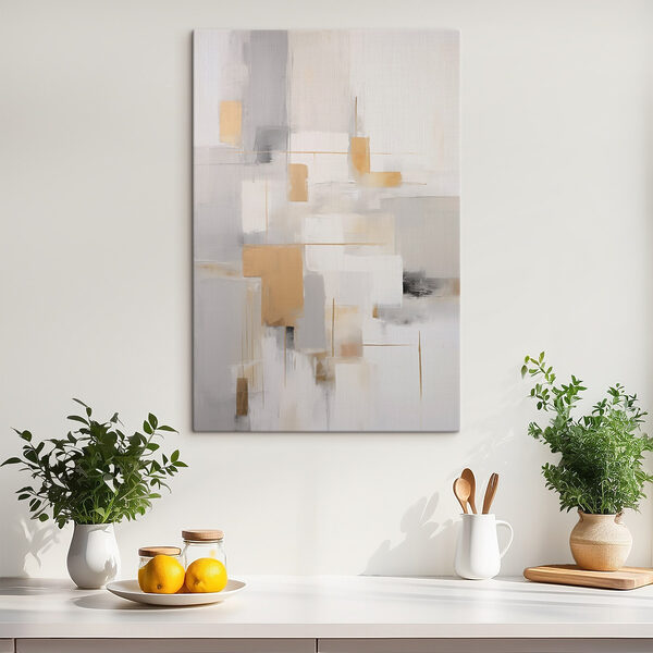 Quadri Quadri Forme astratte in colori tenui (COD: s49045)