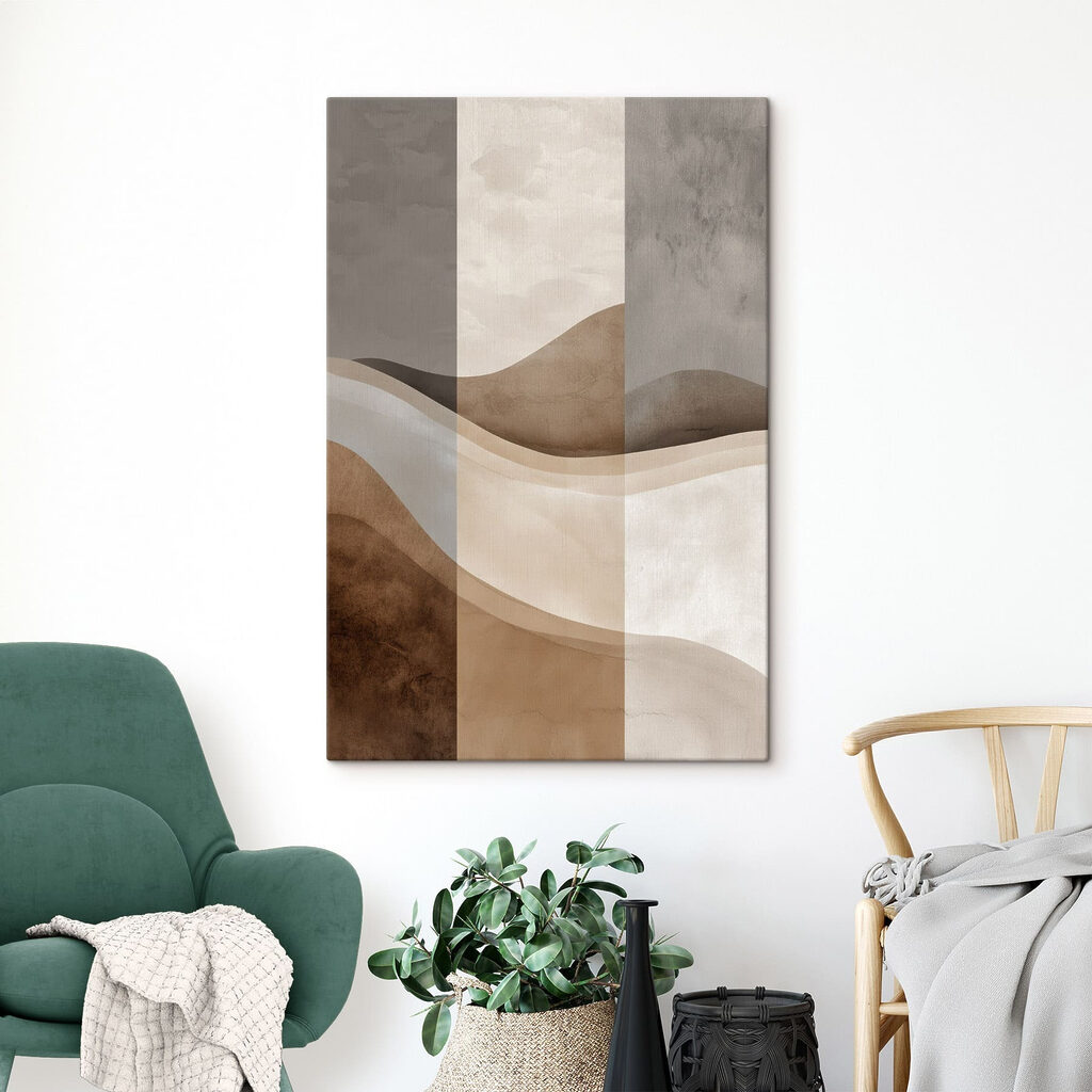 Brown and white striped background