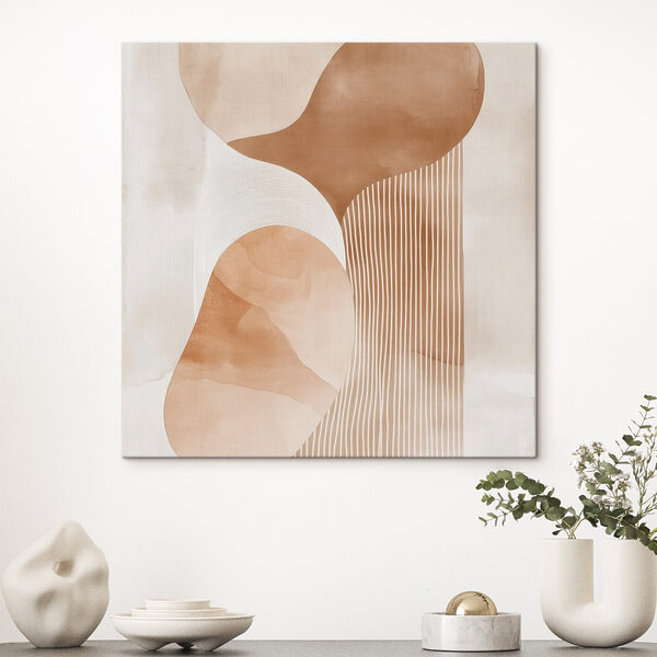 Quadri Quadri Acquerello raffigurante un insieme di cerchi e linee (COD: s48870)