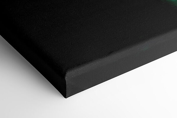 Painting of a green and black color
