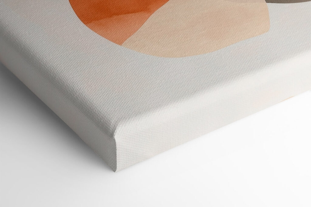 Group of brown and white shapes