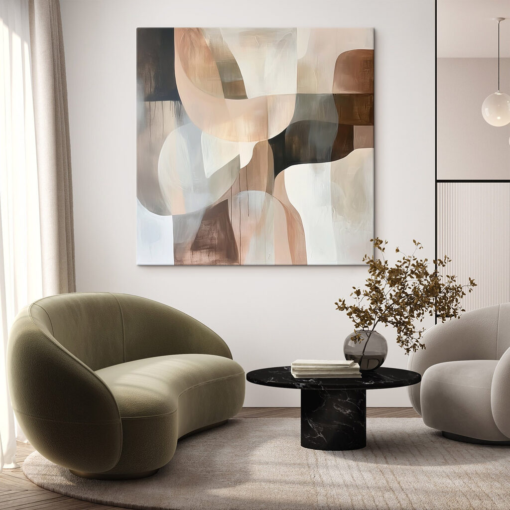Painting of a variety of shapes Painting of a variety of shapes