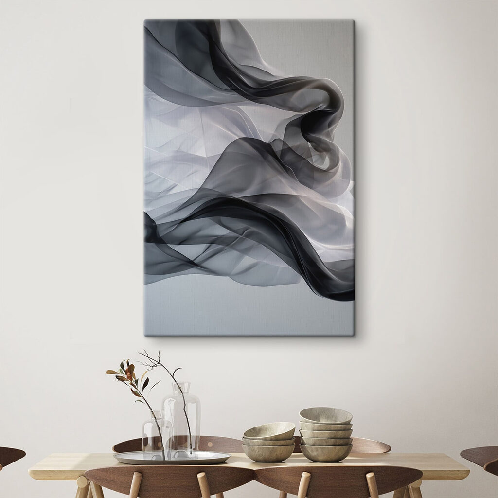 Black and white fabric