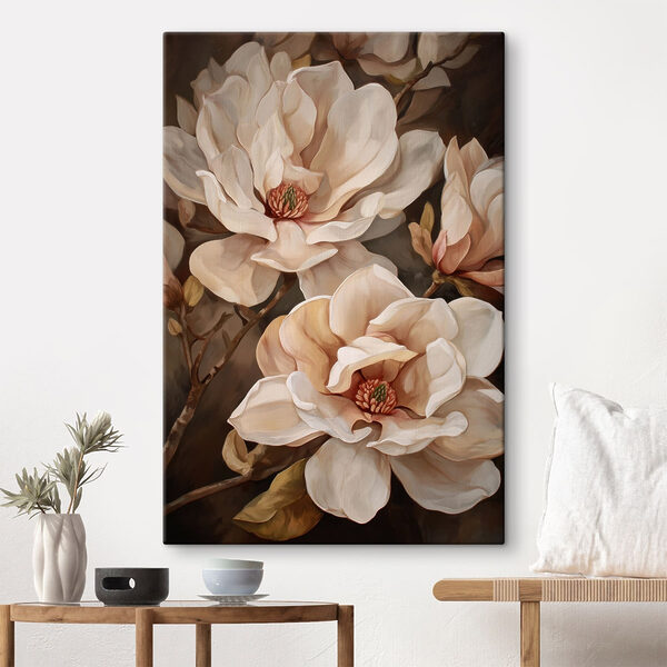 Quadri Quadri Dipinto raffigurante dei fiori su un ramo (COD: s49015)