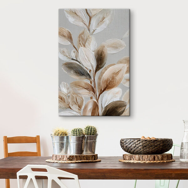 Quadri Foglie delicate dai toni tenui (COD: s49010) Quadri Quadri Foglie delicate dai toni tenui (COD: s49010)