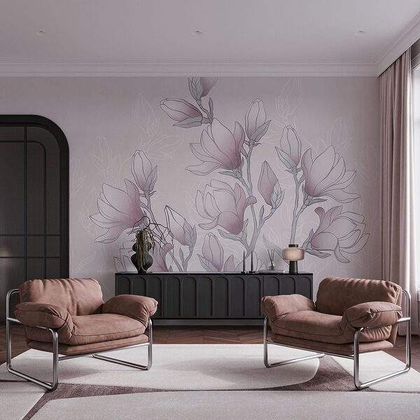 Disegno di fiori su un ramo Disegno di fiori su un ramo