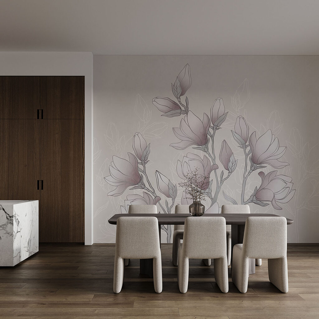 Disegno di fiori su un ramo Disegno di fiori su un ramo