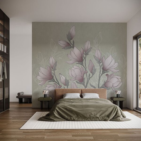 Disegno di fiori su un ramo Disegno di fiori su un ramo