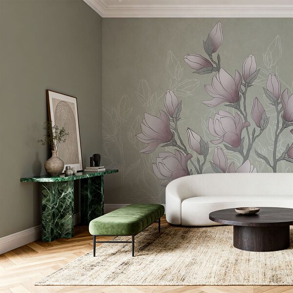 Disegno di fiori su un ramo Disegno di fiori su un ramo