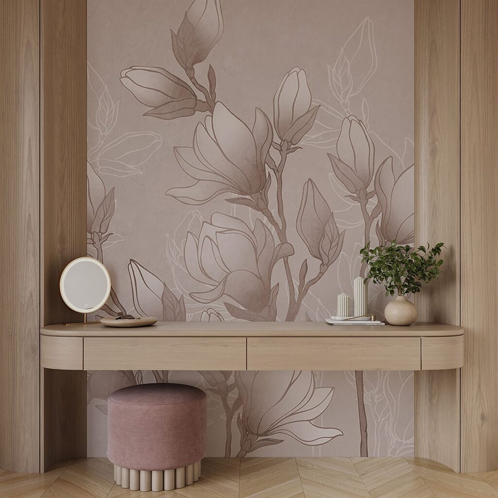 Disegno di fiori su un ramo