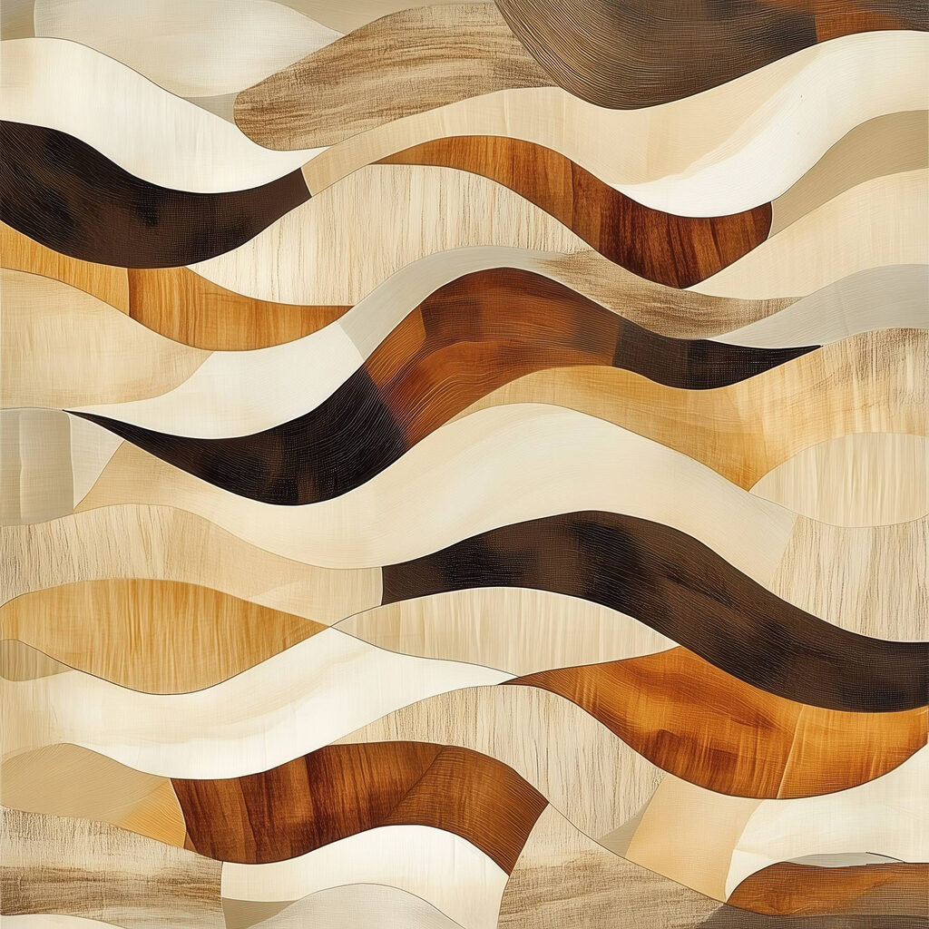 Pattern of wavy lines