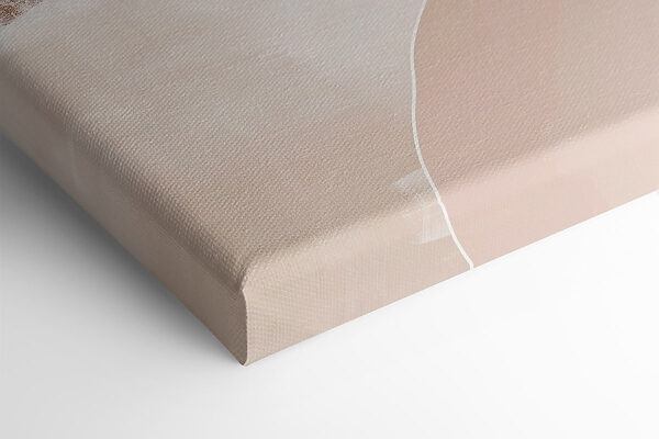 Soft waves in warm earth tones