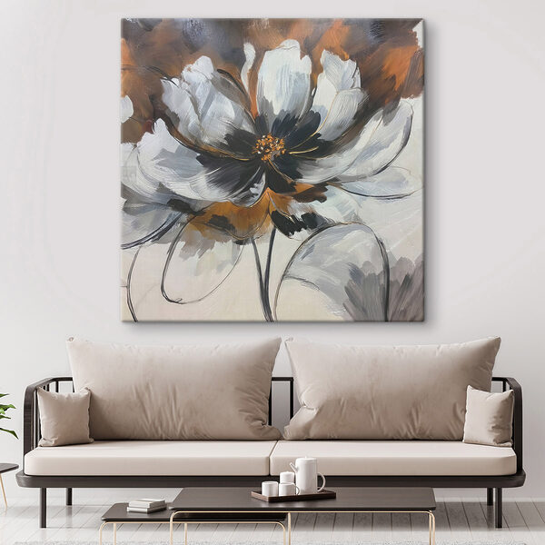Quadri Quadri Dipinto raffigurante un fiore (COD: s48696)