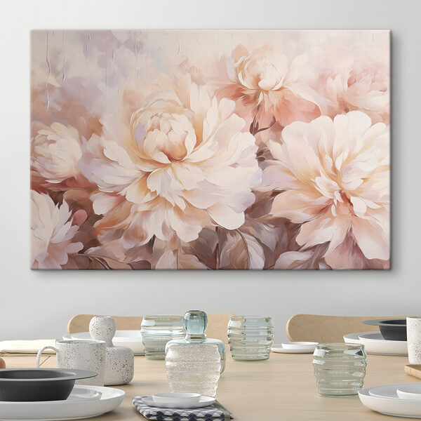 Quadri Quadri Dipinto di fiori su una parete (COD: s48961)