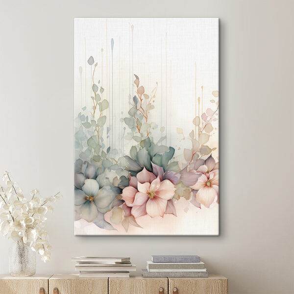 Quadri Dipinto di fiori e foglie (COD: s48921) Quadri Quadri Dipinto di fiori e foglie (COD: s48921)