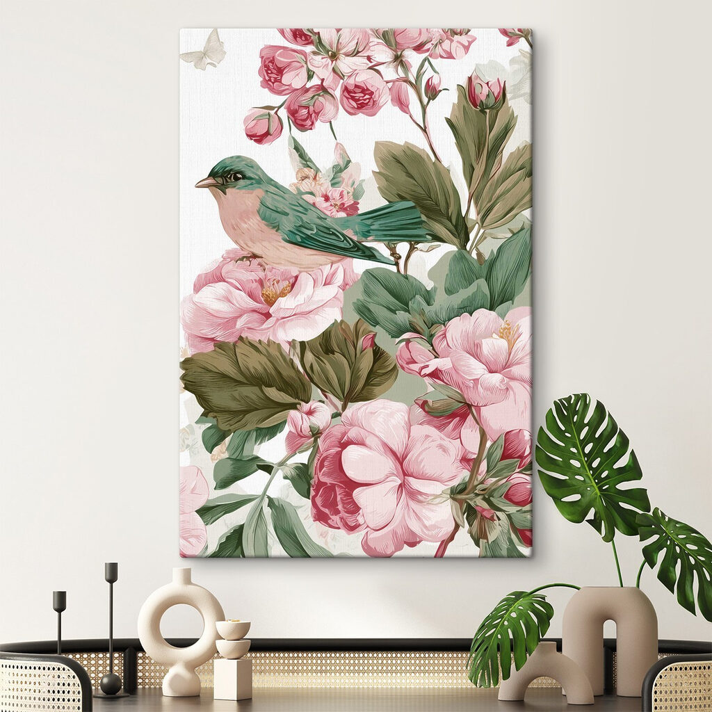 Bird on a flower Bird on a flower