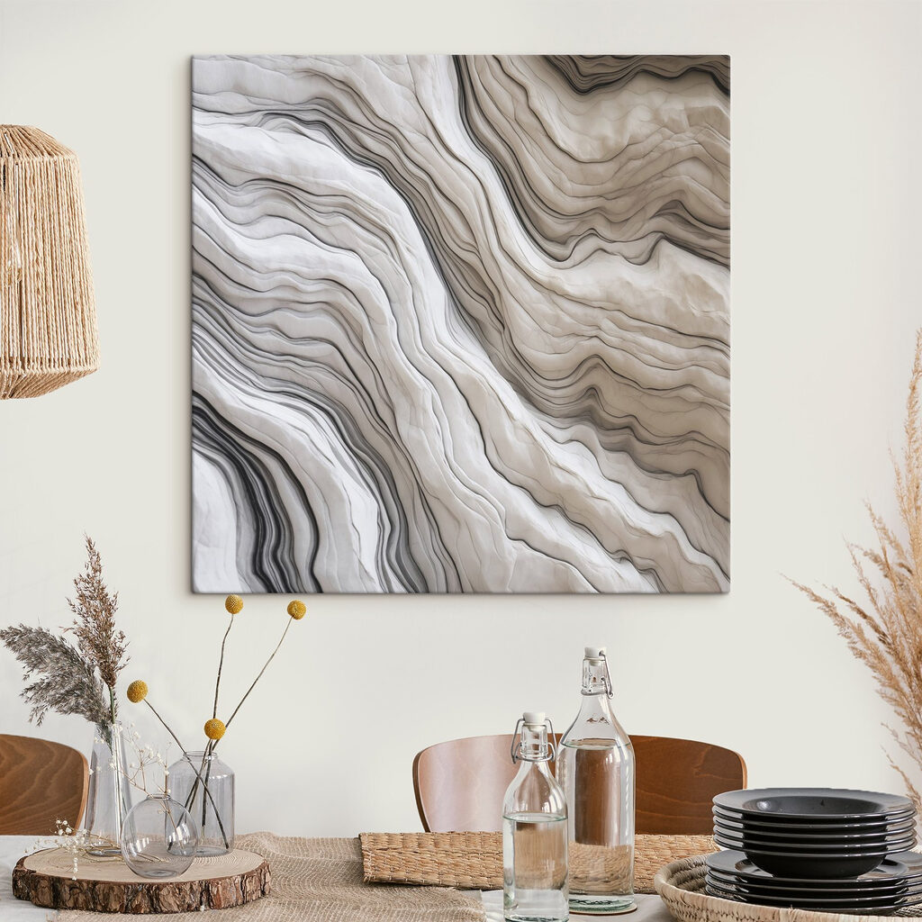 Smooth waves in neutral tones