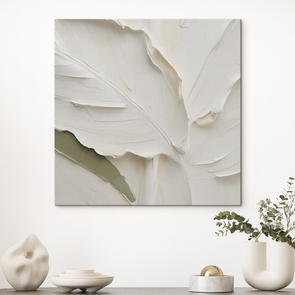 White leaves with a green stripe