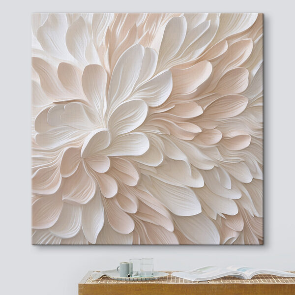Quadri Quadri Petali di fiori bianchi e rosa (COD: s48760)