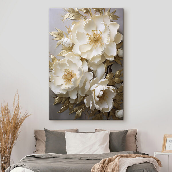 Quadri Quadri Bellissima composizione floreale dai dettagli delicati (COD: s48754)