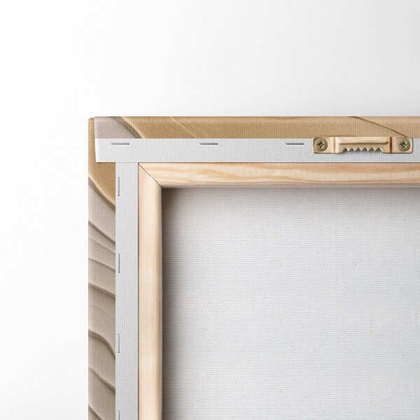 - Elegant waves of creamy hues