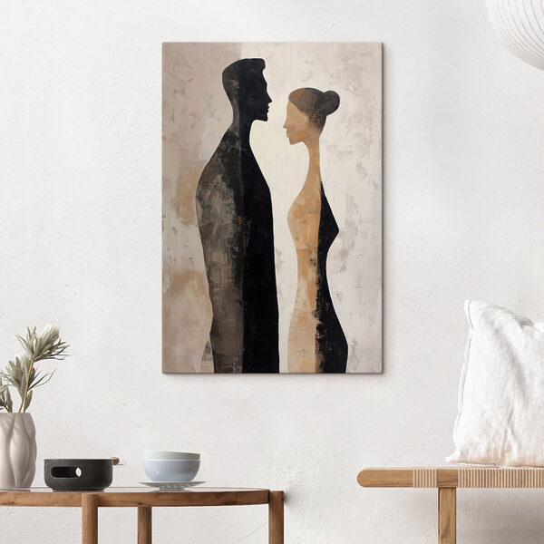 Quadri Dipinto raffigurante un uomo e una donna (COD: s48370) Quadri Quadri Dipinto raffigurante un uomo e una donna (COD: s48370)