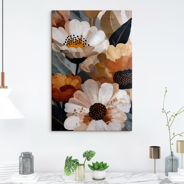 Quadri Fiori dai colori vivaci e dalle tonalità calde (COD: s48376) Quadri Quadri Fiori dai colori vivaci e dalle tonalità calde (COD: s48376)