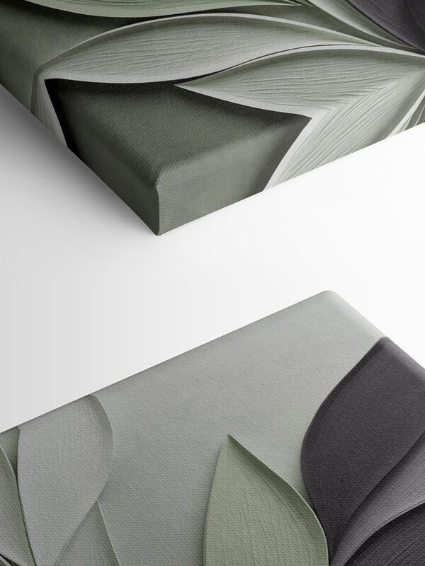 Elegant arrangement of leaf designs