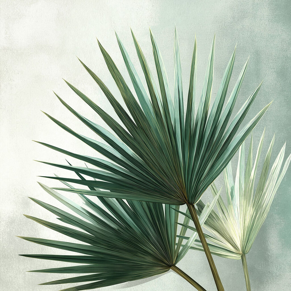 Nature's intricate green foliage design Nature's intricate green foliage design