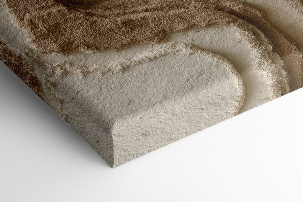 Natural textures in soft earth tones