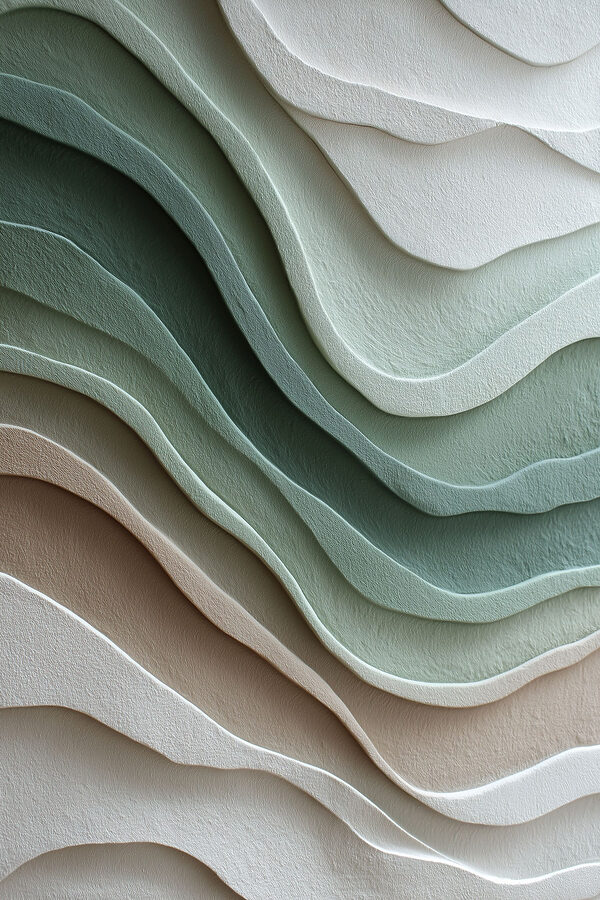 Waves of soft, natural tones Waves of soft, natural tones