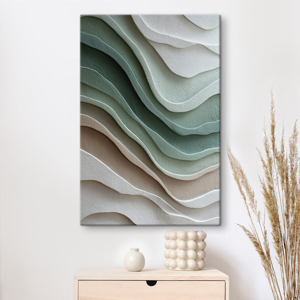 Waves of soft, natural tones Waves of soft, natural tones
